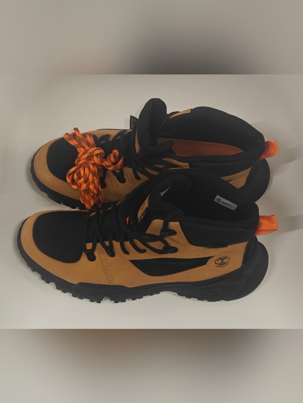 Timberland Motion Scramble Mid Hiker Waterproof Men’s 12 Brown Hiking Shoes